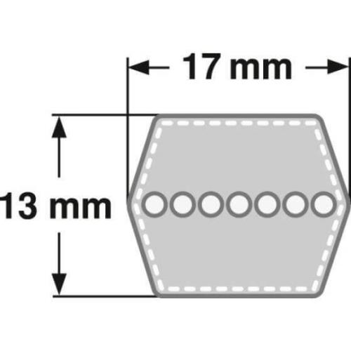 Doppelkeilriemen BB 194 - HBB 4997 mm