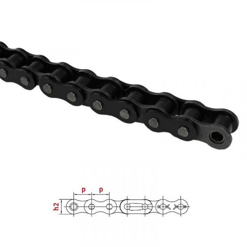 Rollenkette 16 B-1 Edelstahl (1 Zoll x 17 mm) JWIS