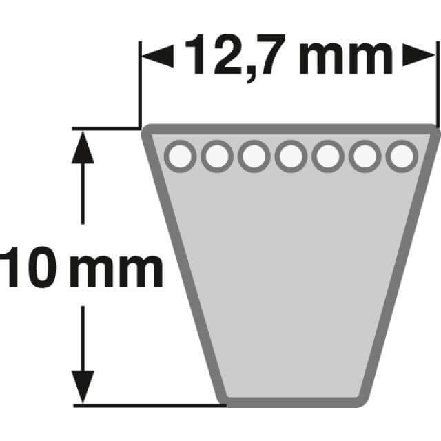 Keilriemen XPA 1250 Lw - AVX 13 x 1268 La ConCar