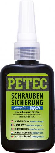 Petec Schraubensicherung Mittelfest, 50 G