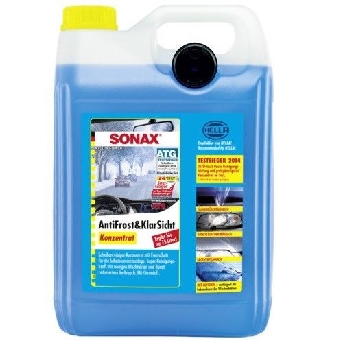 SONAX AntiFrost&KlarSicht Konzentrat 5 Liter - Scheibenwaschanlagen-Frostschutz