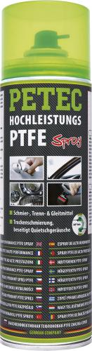 Petec PTFE-Spray, Transparent, 500ML