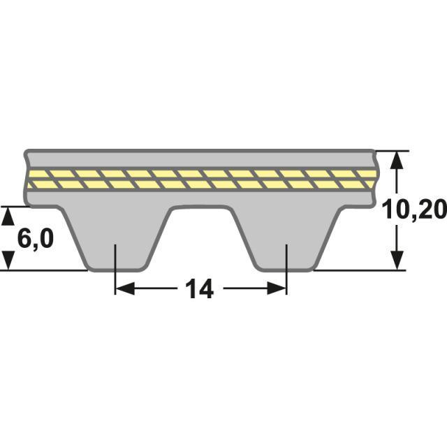 PCV 14MGT 1190 20 - Gates Poly Chain Carbon Volt PCV 14MGT 1190 20 - Gates Poly Chain Carbon Volt